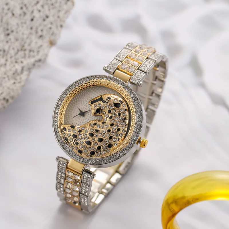 UTHAI H30 Leopard Wens Watches Diamond Quartz Fashion Personalized Womens Jewelry Temperature Bracelet Watch X250203