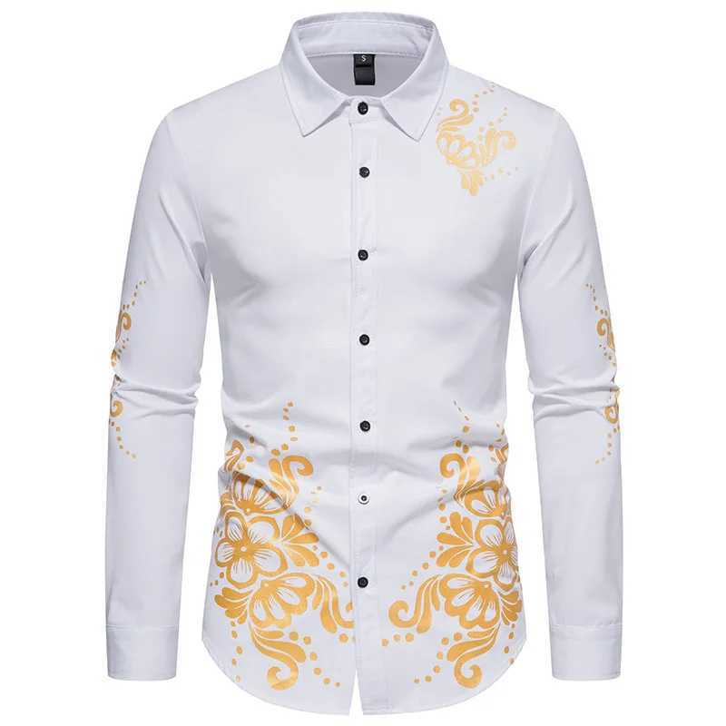 Dragon Embroidered Long Sleeve Shirt Autumn and Winter Single Breasted Slim Fit Button Retro Social Dress Shirt Street WearXJ250121