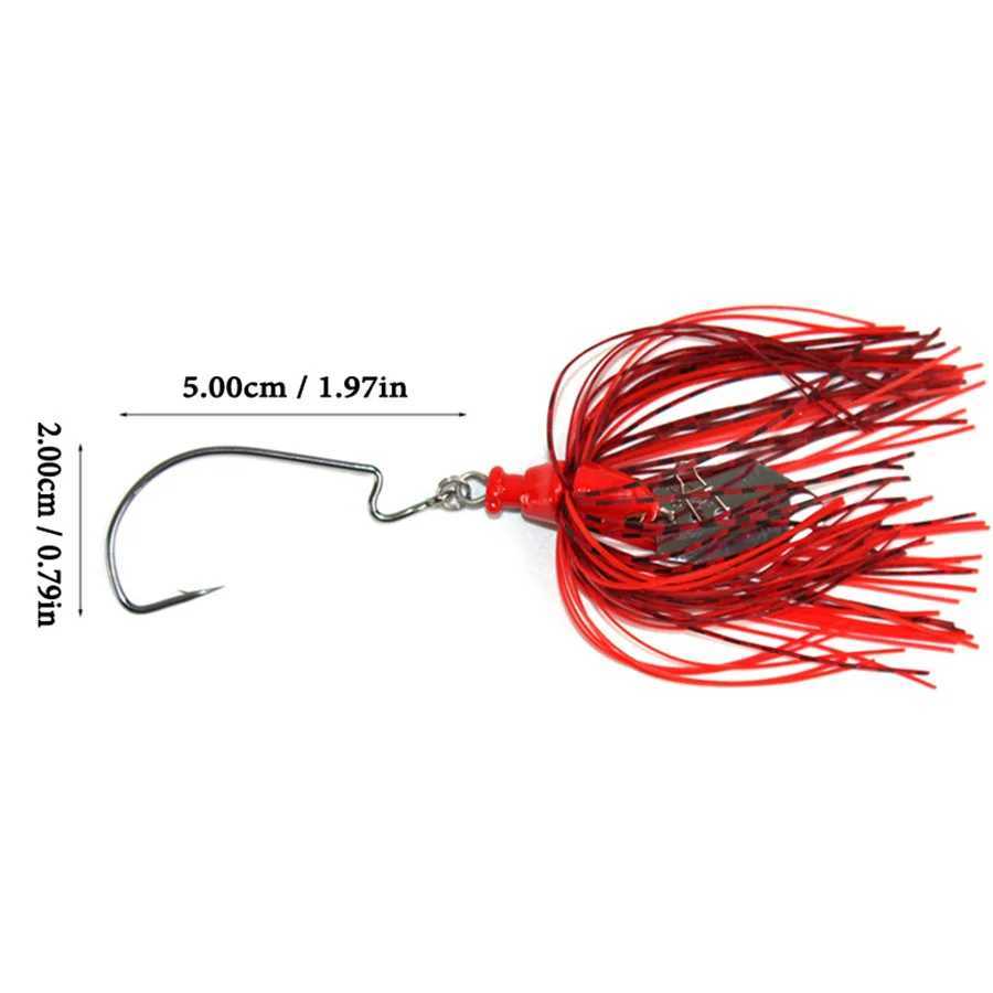 3pcs Chatterbait Fishing Lures Set Spinner Artificial Bait Skirts Kit Weedless Buzzbait Wobblers For Bass Pike Swimbait WalleyeXJ250122