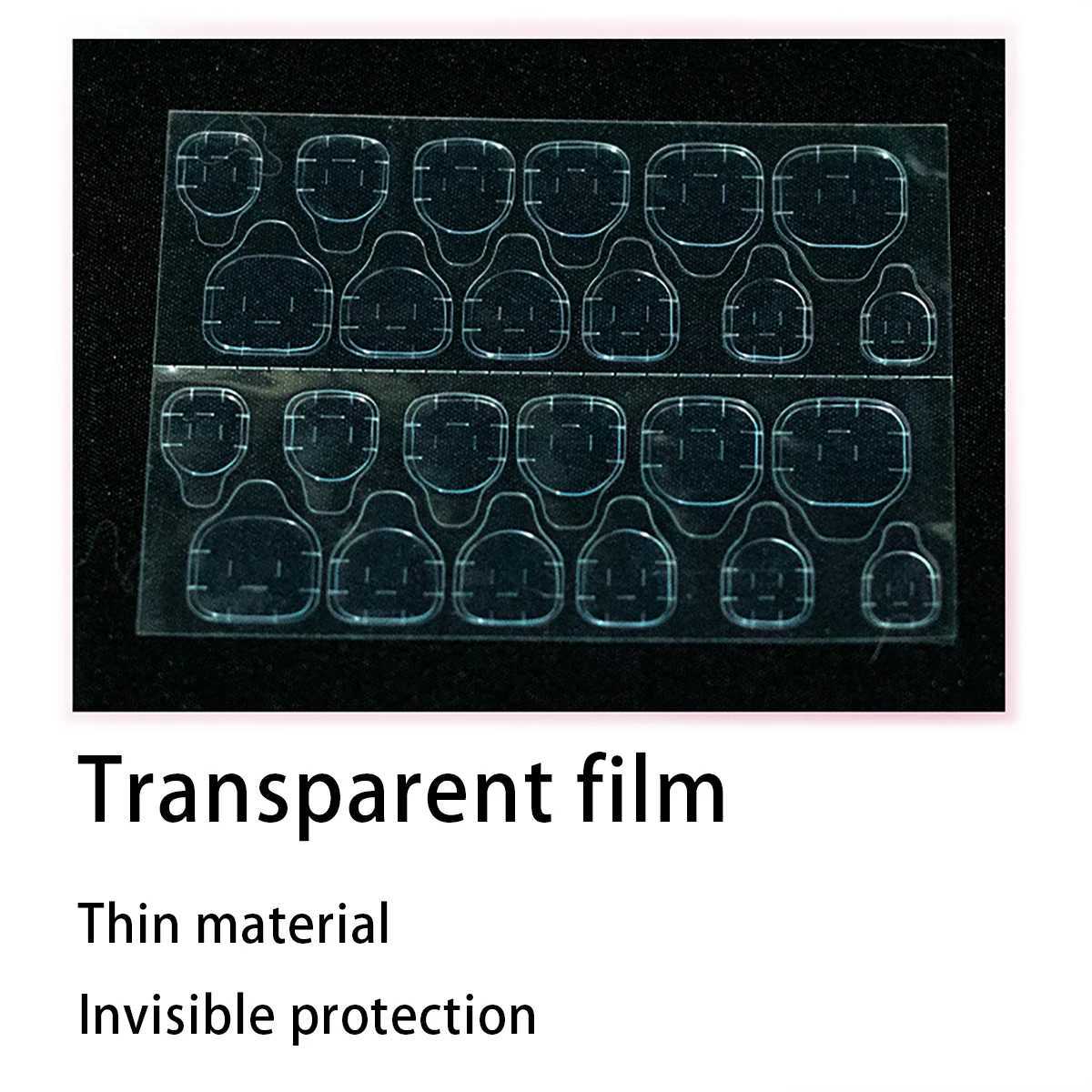120Pcs False Nails Sticker Transparent Double-Side Adhesive Tapes Stickers Press on Fake Nail Tips Extension StickerXJ250120