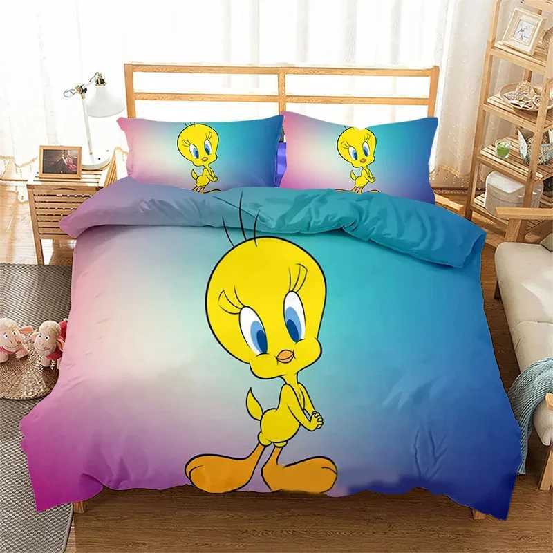 3D Printed Tweetys Bird Bedding Down Duvet Cover Comfortable Bedding Extra Large Double Size Boys and Girls Adult X250203