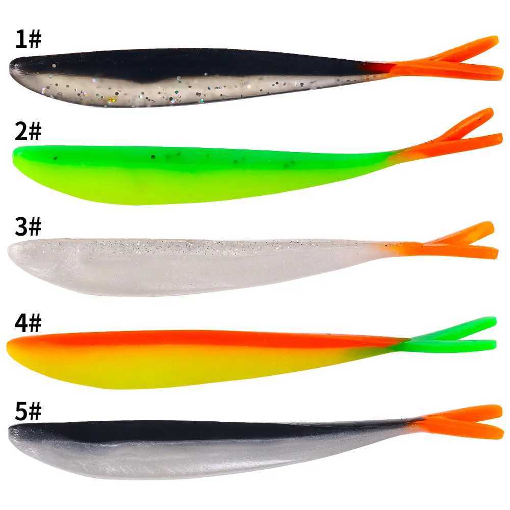 Soft Swimbait 10.5cm 3g Floating fork-Tail Fishing Lure TPR Paddle Tail Soft Lure Material Fishing BaitsXJ250122