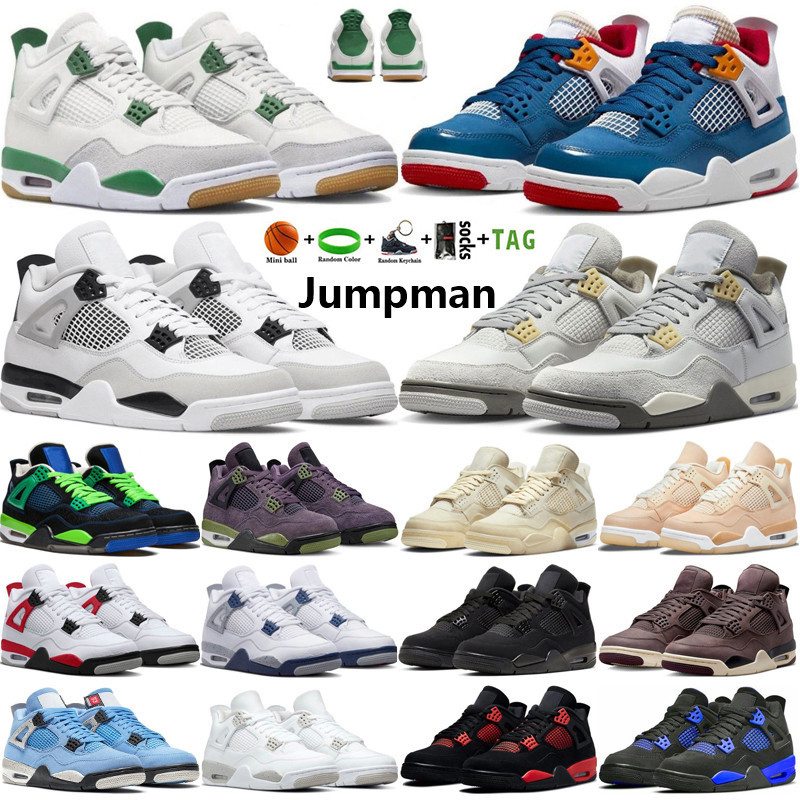 2025 Jumpman 4 High OG 4s Basketball Shoes Men Women Pine Green Messy Room Photon Dust Military Black University Blue Doernbecher Mens Trainers Sport Sneakers Size 13