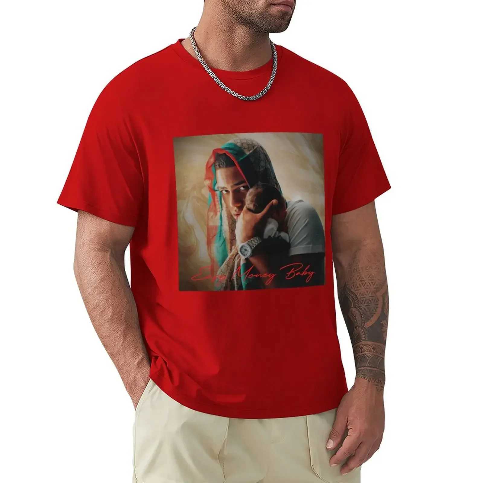 Myke Towers Easy Money Baby T-Shirt heavyweight oversized mens t shirt heavyweight Round Collar Outfits funny Summer fashionman X250203