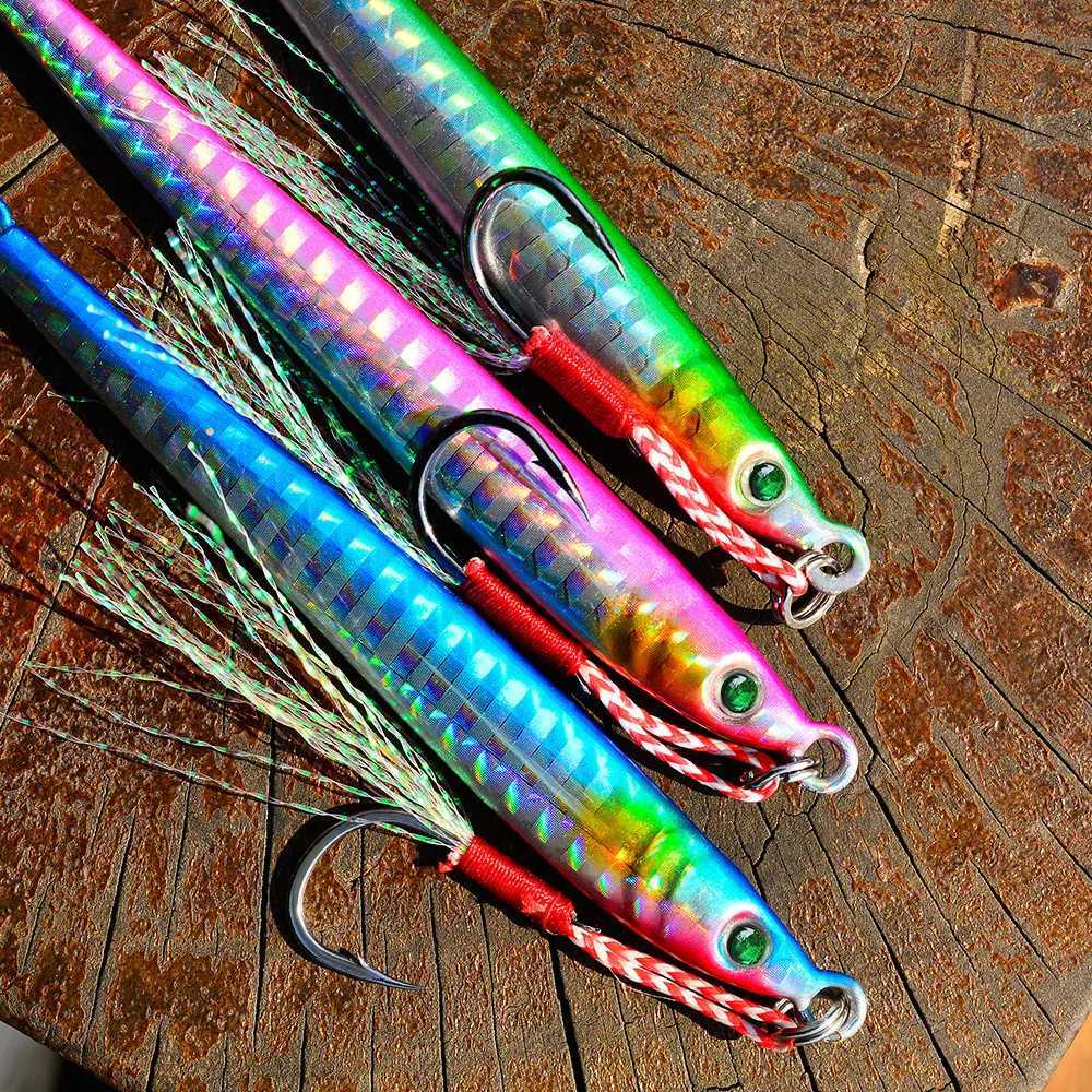 Metal Jig Bait Weight 7g-60g Trolling hard bait bass fishing tackle trout diving bait Sea Fishing Lures PescaXJ250122