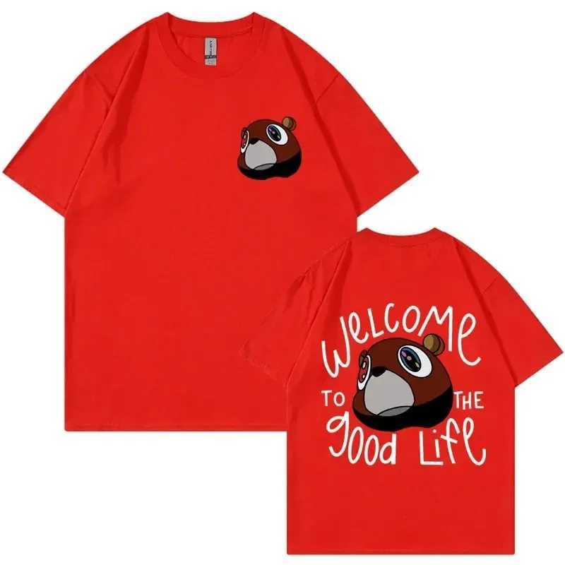 Graduation Place The Good Life Print T Shirt Mens Womens Vintage High Quality T-shirt Hip Hop Punk T Shirts Streetwear X250203