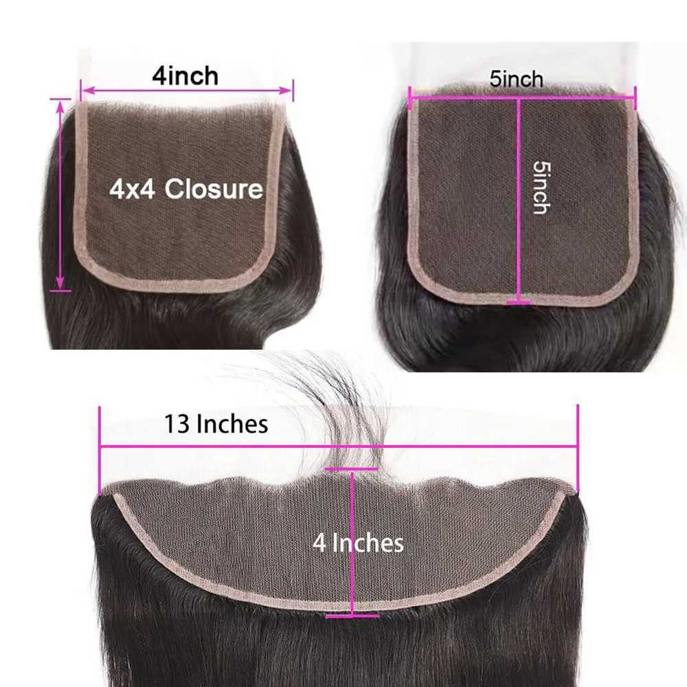 Kinky curly 13x4 Lace Frontal And Clo Brazilian 100% Human Hair Remy 4x4 Lace Clo Body Wave Deep Wave WaterXJ250120