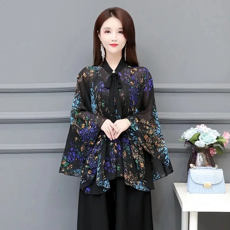 Summer Sunscreen Clothes Women Cape Shawl Thin Fashion Sunshade Cardigan Coat Lady Poncho Capes Red 250121