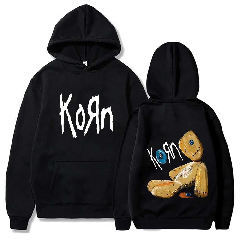Korn Music Concert Rock Band World Tour Hoodie Personalized Street Versatile 2024 Autumn/Winter Fashion CoatXJ2500118
