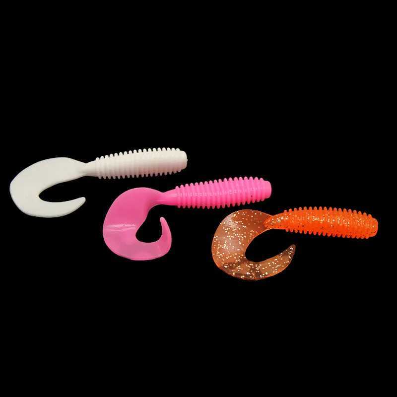 10pcs/Lot Soft Lures Silicone Bait 55/65/75mm Goods For Fishing Sea Fishing Pva Swimbait Wobblers Artificial TackleXJ250122