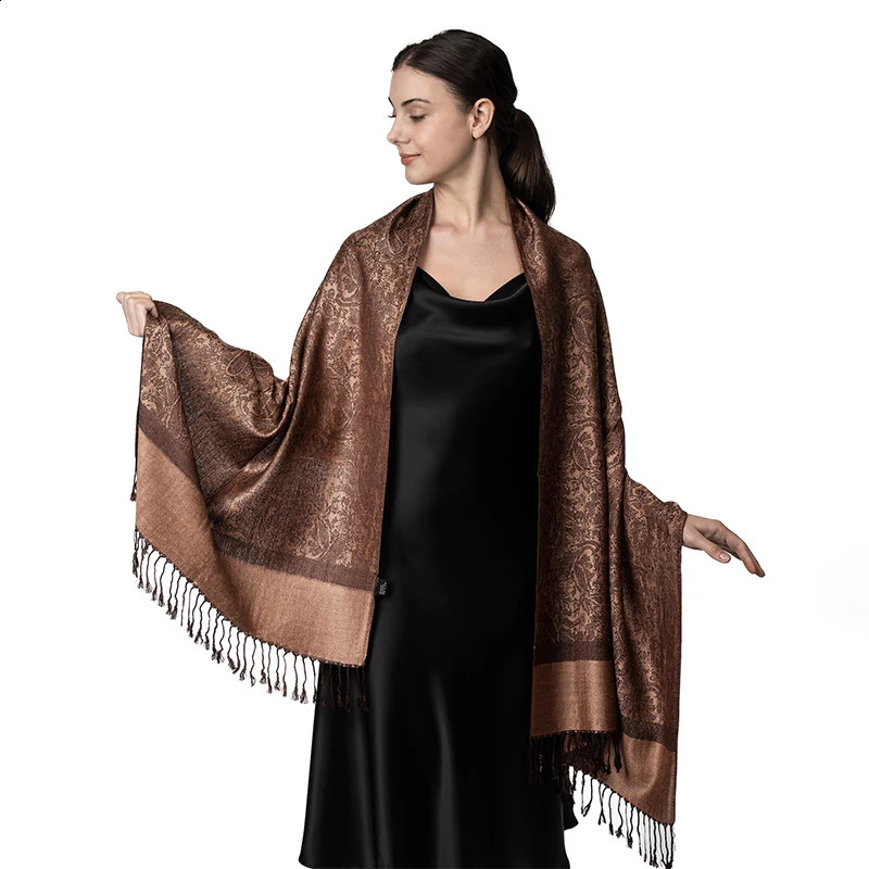 Travel Poncho Warm Cashmere Scarf Women 2024 Thick Blanket Winter Bufanda Shawl Print Wraps Pashmina Female Stoles 250120