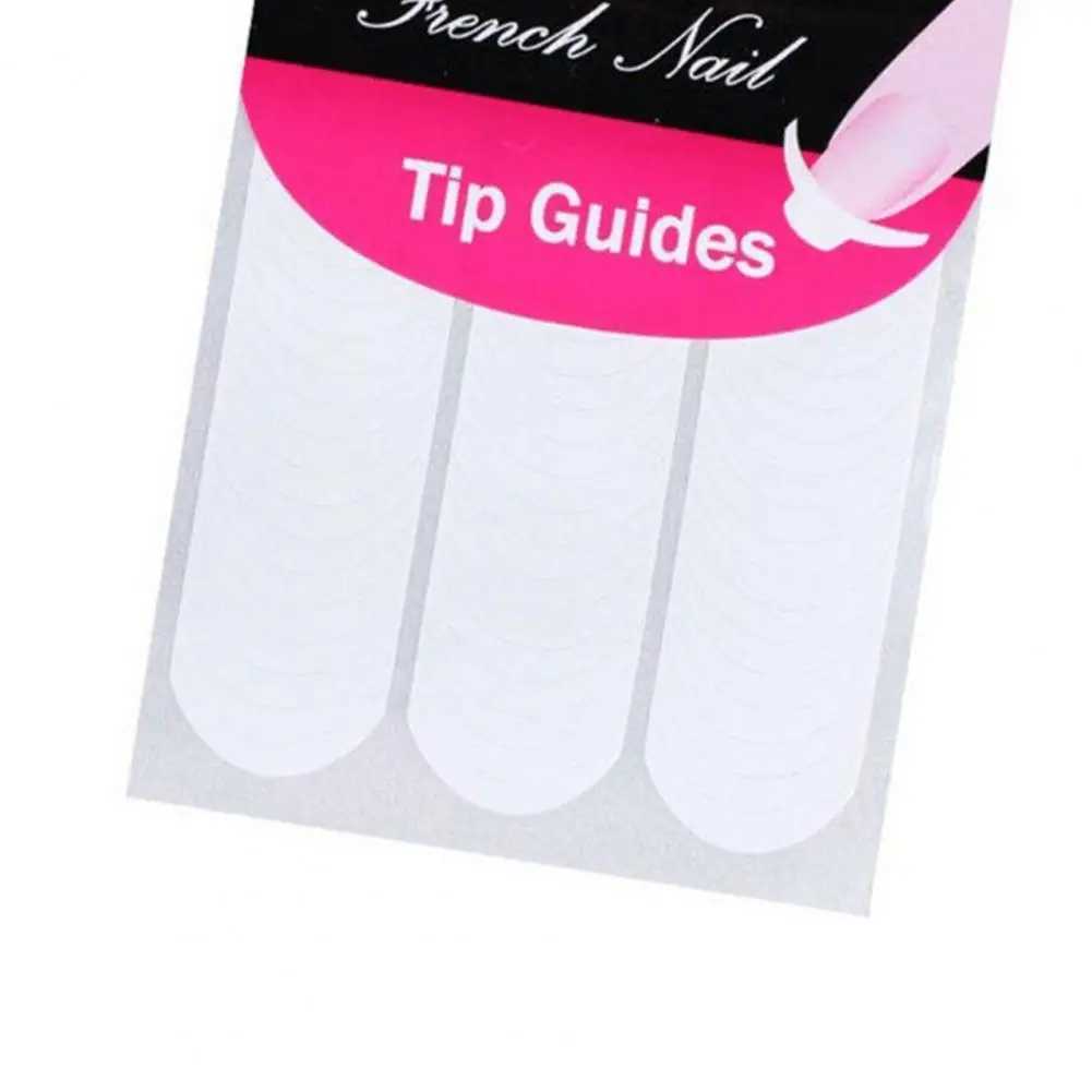 240pcs Nails Sticker Stencil Tips Guide French Manicure Strip Nail Art Decals Form Fringe DIY Sencil 3D Styling Beauty ToolsXJ250120