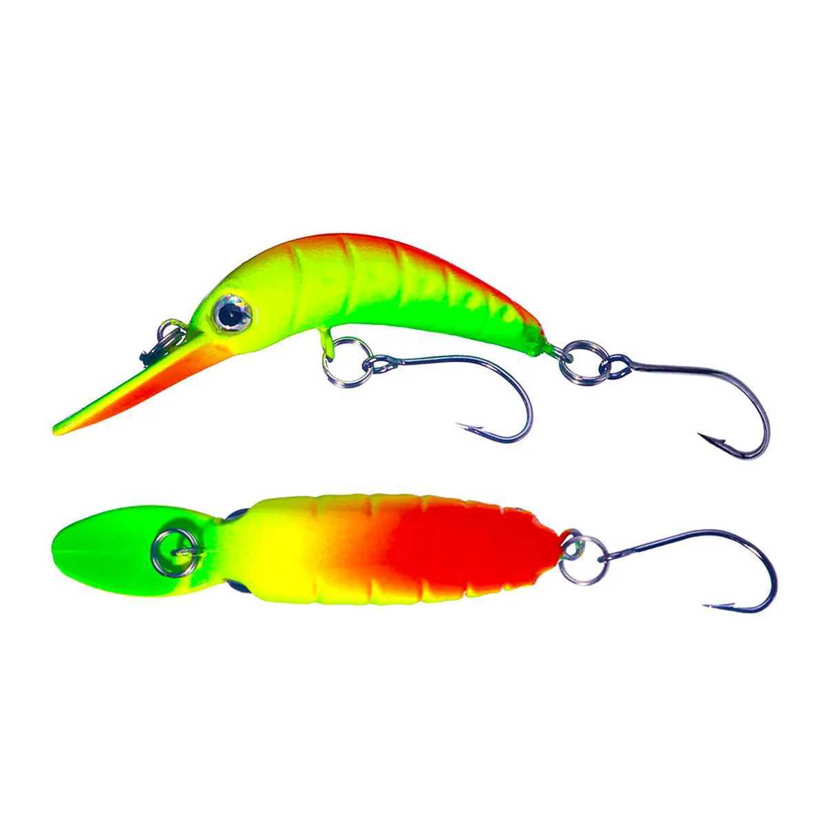 HENGJIA Rice Worm Shaper Trout Minnow Wobbler Fishing Lure 5.2cm 2.6g Crank Artificial Hard Bait Trout Pike Bass FishingXJ250122
