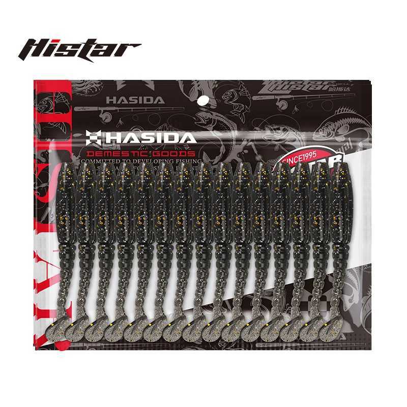 HISTAR 1Bag High Elasticity Shining Design Long Thread T tail Soft Plastic Worm Fishing Lure Artificial Soft Silicon Body LuresXJ250122