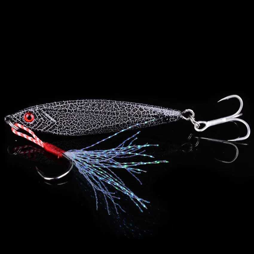 1Pcs Metal Jig VIB Fishing Lure 14G 21G 30gG Sinking Lures Sea Jigs Spoon Winter Fishing Good For Fishing Jigging Hard Ice BaitXJ250122