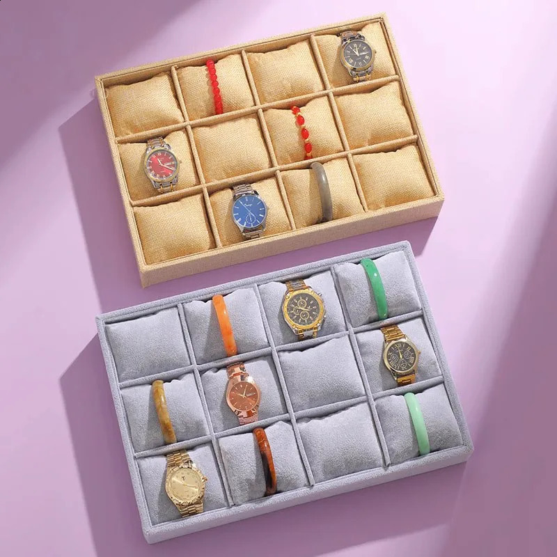 Flannelette bracelet jewelry set jewelry display shelf bracelet hand watches receive tray jewelry display props 250117