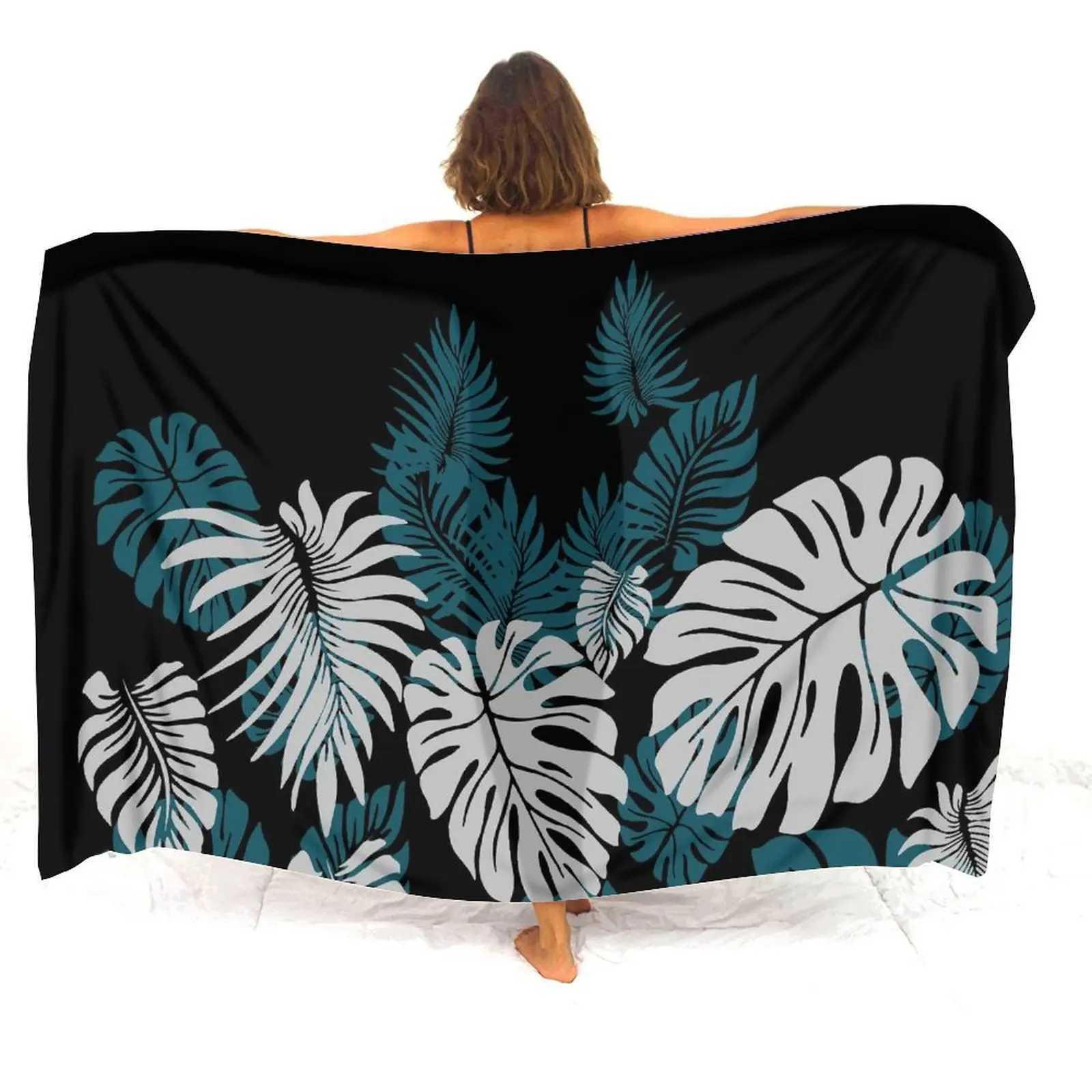 Haiian Beach Vacation Ladies Sarong Comfortable Shl Temperament Elegant Polynesian Beach Sarong Coat Party Sarong W250120