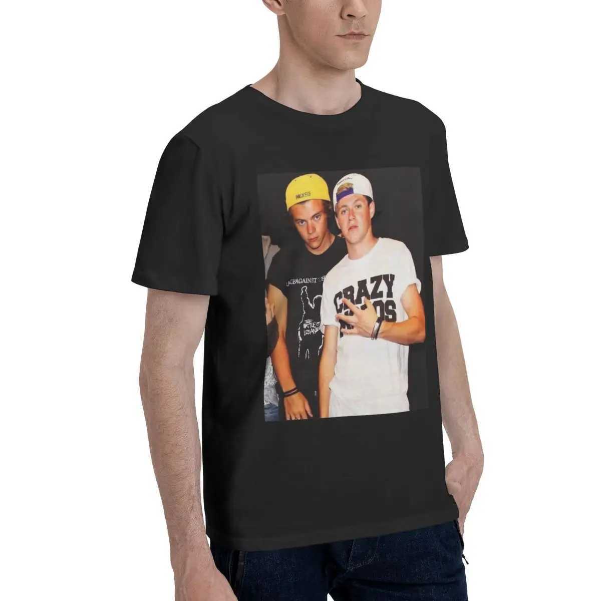 And Niall Horan Love On Tour T Shirt for Men Pure Cotton Crazy T-Shirts Round Neck Tees Short SLeeve Clothing Summer X250203
