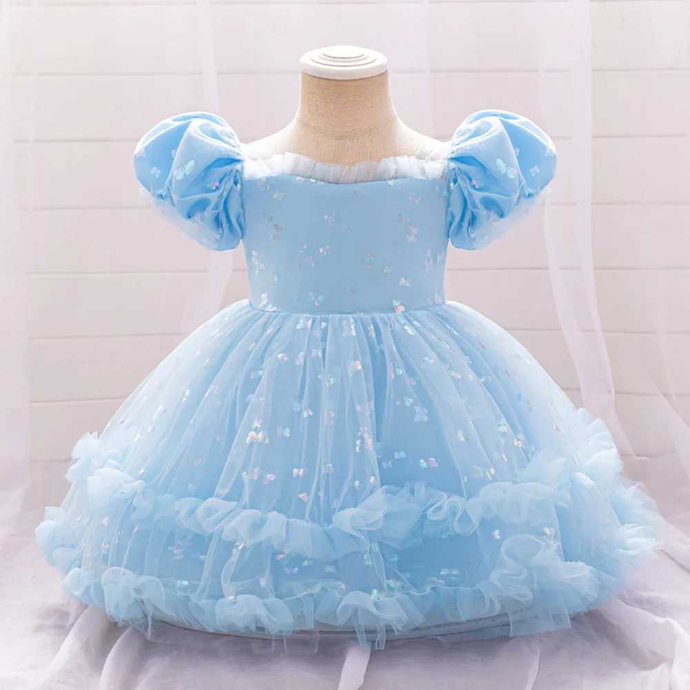 Childrens Christmas Dress Butterfly Design Baby Dress Cute Tulle Dress Childrens Party Birthday Gift X250203
