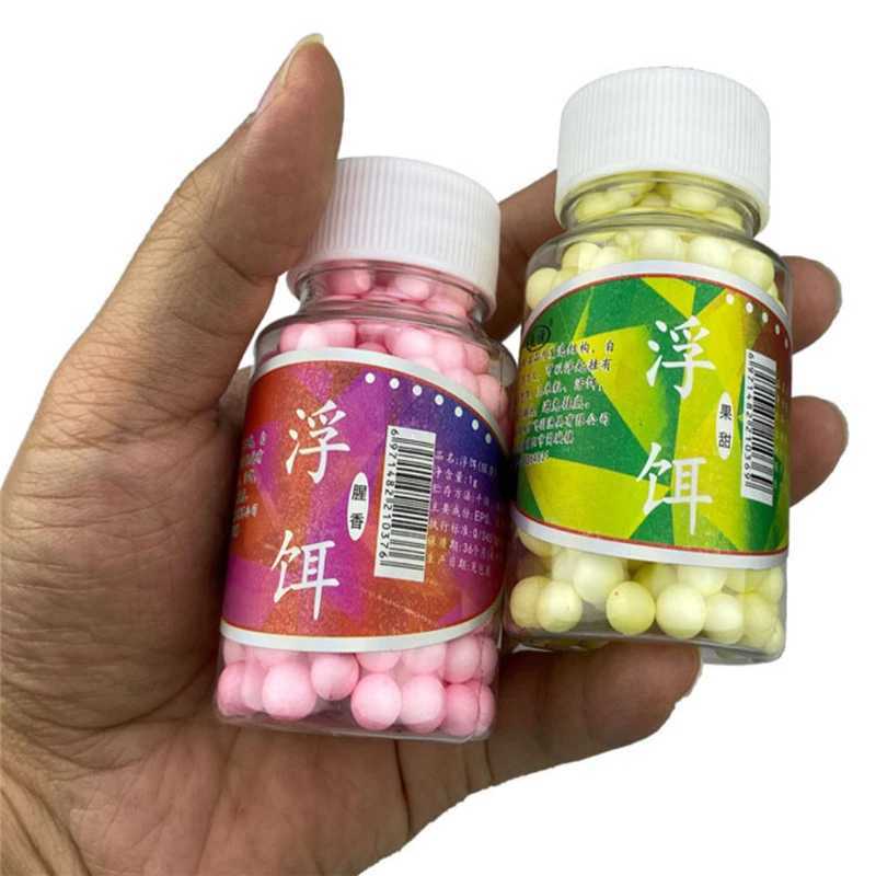170/900pcs Foam Floats Ball Beads EPS Beans Carp Fishing Lure Boilies Sweet Smell Floating Bottom Hair Rig Popup Fishing BaitXJ250122