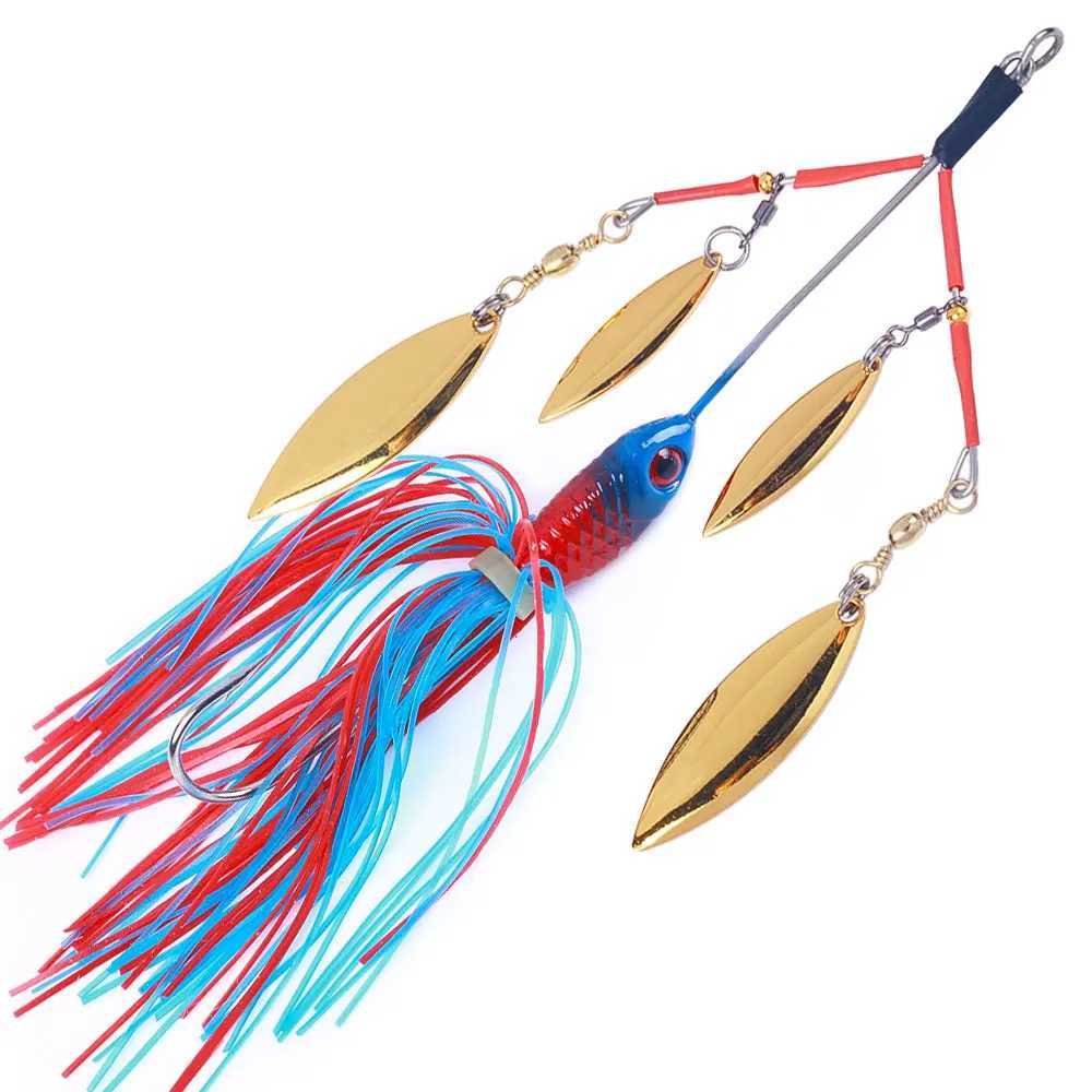 22g 13cm Strong Fishing Jig Bait Comes With double Composite Rotating Sequins Artificial Bait Sharp Hook Realistic Swimming LureXJ250122