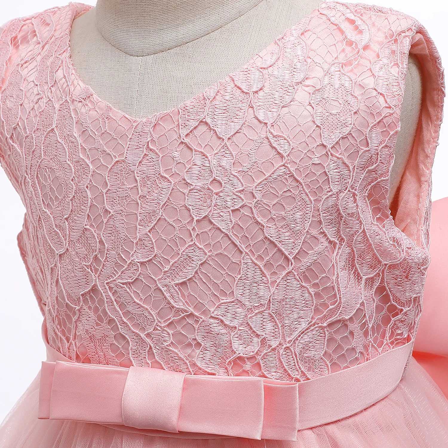 Baby Girls Baptism Dress 1st Birthday Party Wear Toddler Lace Christening Gown Infant Tutu Clothes 12 24M X250203