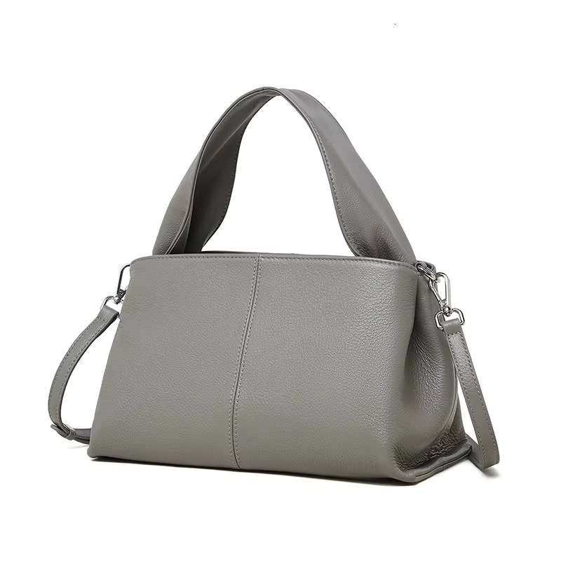 Zency New Women's Classic Brand Designer Leather Handbag Crossbody Top-handle Bag Elegant Ladies Shoulder Purse Bolso