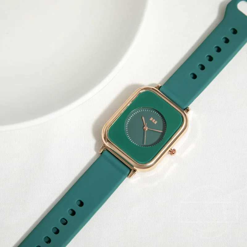 Watch for Wen Silicone Strap Casual Sports Watches Fashion Square Quartz Wristwatches Watches Ladies Girls Womens Watch X250203