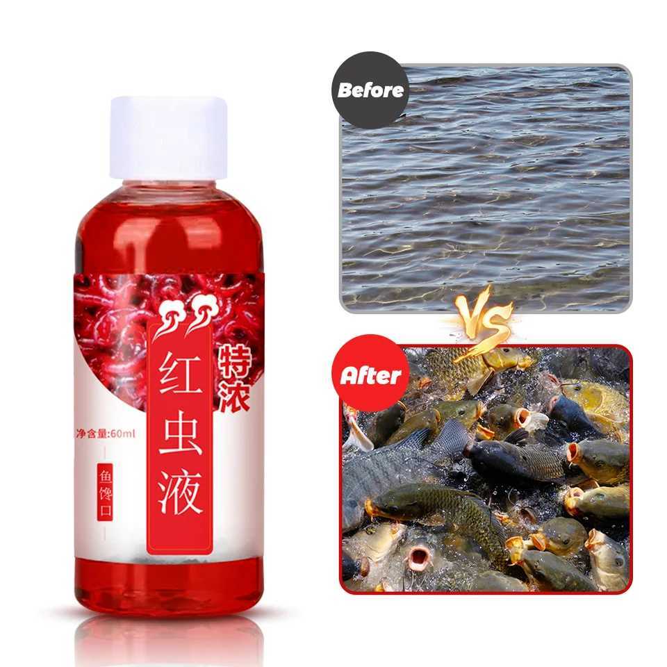 Liquid Blood Worm Scent Fish Attractant Concentrated Red Worm Liquid Fish Bait Additive Perch Catfish Fishing AccessoriesXJ250122