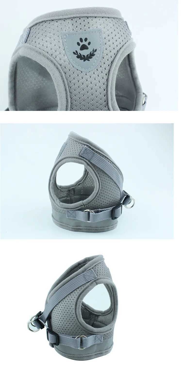 Dog Harness and Leash Set Outdoor Training Walking Harnesses Safety Sport Puppy Vest Pet Harness For Small Dogs Cats 250116