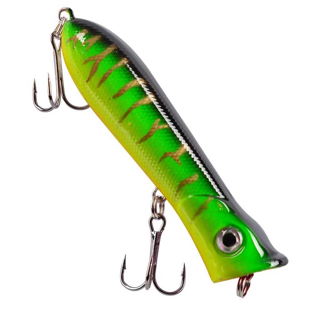 Popper Fishing Lure Wobblers 8cm 11.6g Floating Isca Artificial Hard Bait Crankbait Bass Pike Pesca Japan Carp Fishing TackleXJ250122