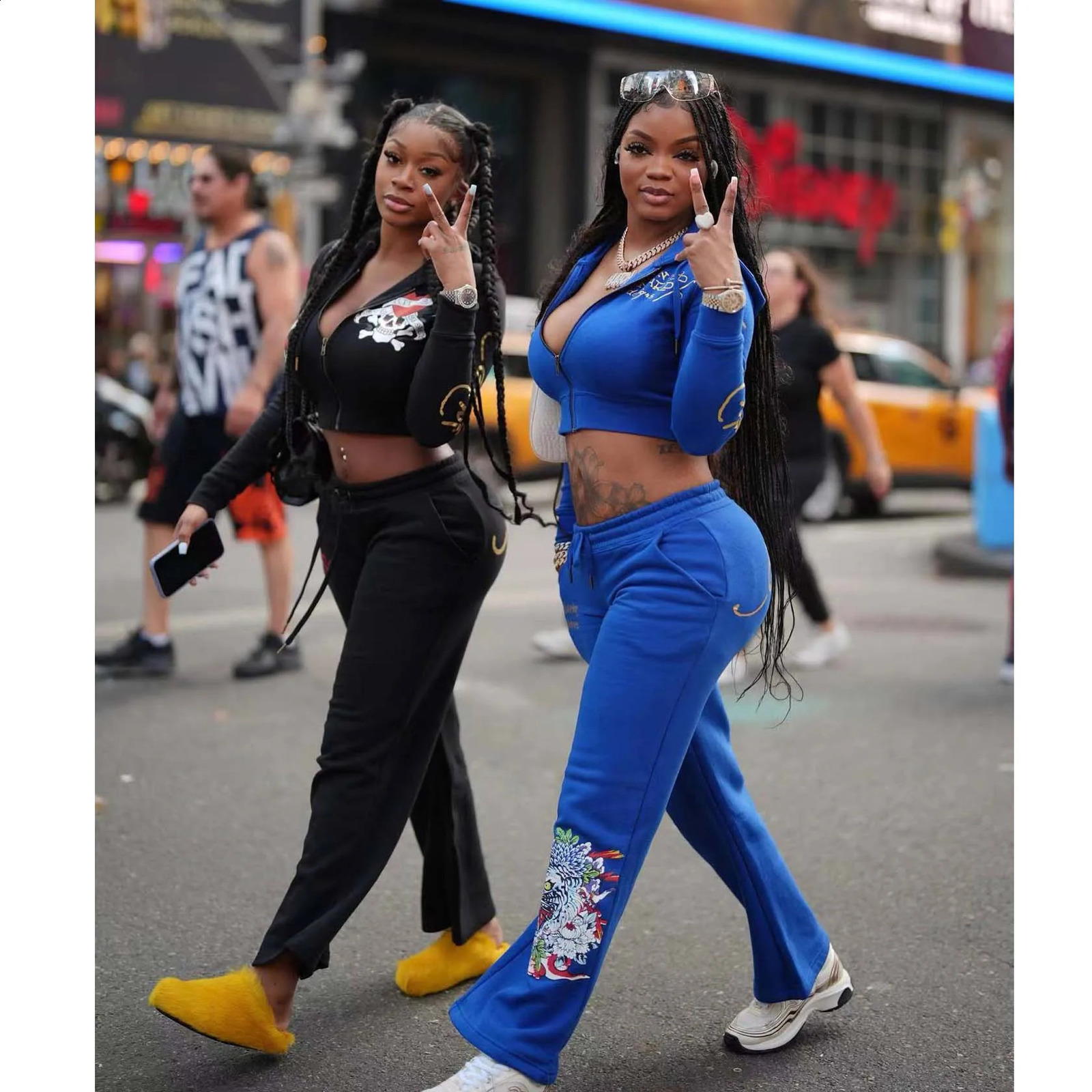 Women's 2 Piece Pant Set: Hoodie, Top Jacket Outfit for Winter & Fall, Elegant Bodycon Sweat Suit C260312