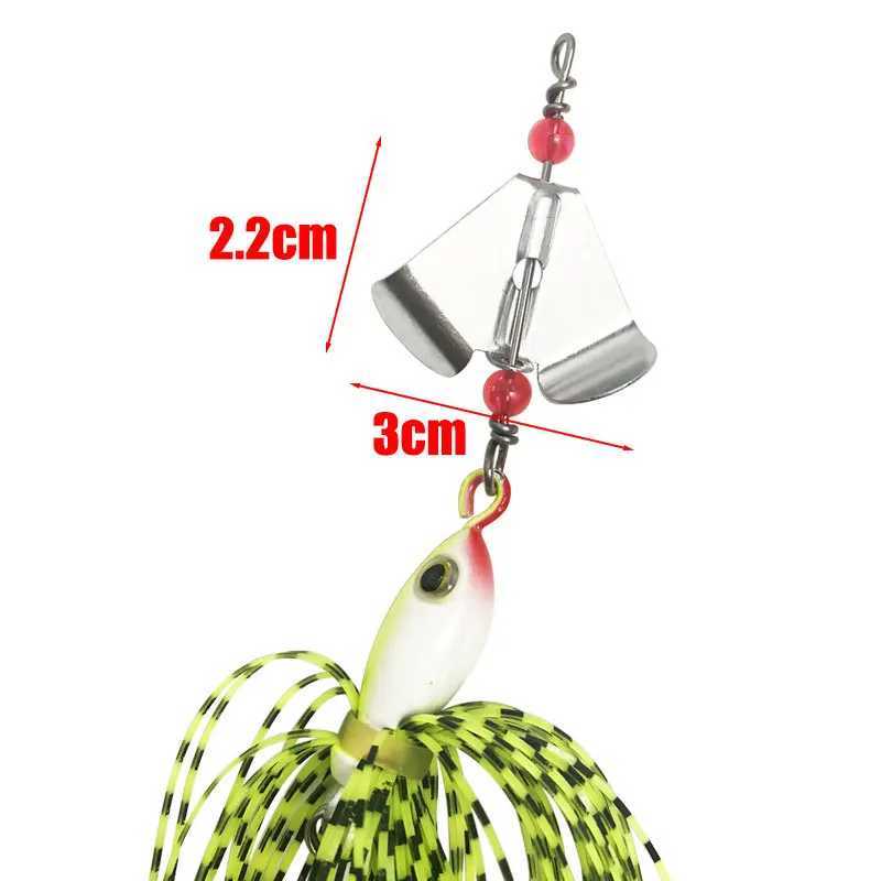New arrival spinner bait fishing lure Chatter bait Dancer Buzzbait for bass pikeXJ250122