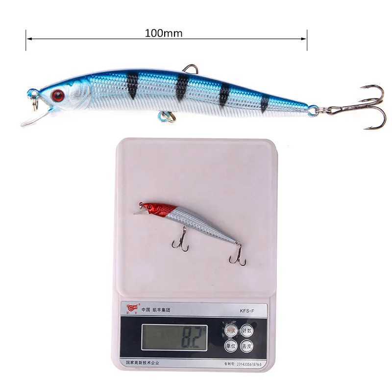 10cm 8g Minnow Hard Bait Fishing lures Wobbler Isca Artificial Baits Swimbait Plastic Crankbait 3D Eyes Lure Fishing TackleXJ250122