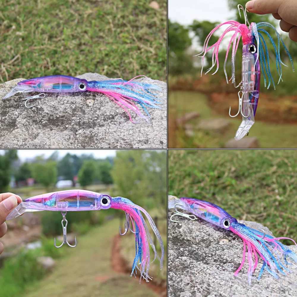 Sougayilang Fishing Lure Artificial Bait Hard Plastic Octopus Fake Bait Fishing Lures Baits Lures Fishing Tackle PescaXJ250122