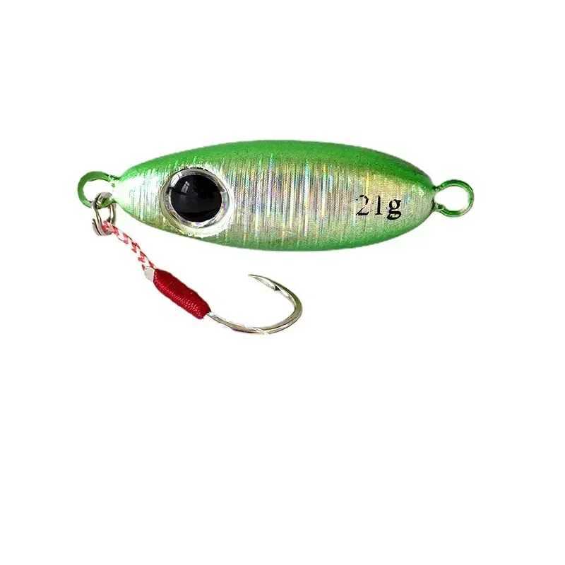 1PCS Micro Metal Jig Fishing Lures 5.5g/7.5g/10g/14g/17g/21g Shore Casting Jigging Spoon Saltwater Artificial BaitXJ250122