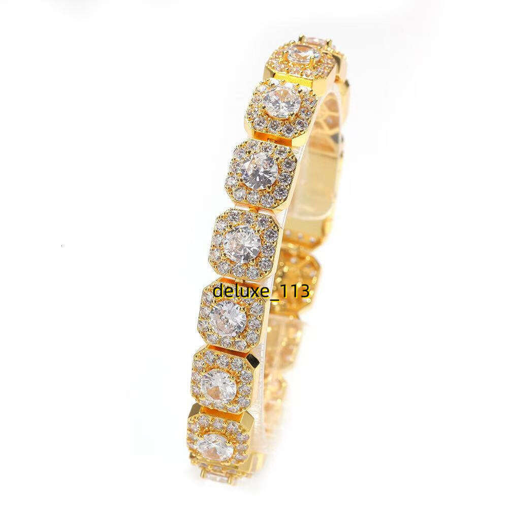 12.5mm Rock Candy bracelet High quality Ice out Cuban chain Fashion jewelry