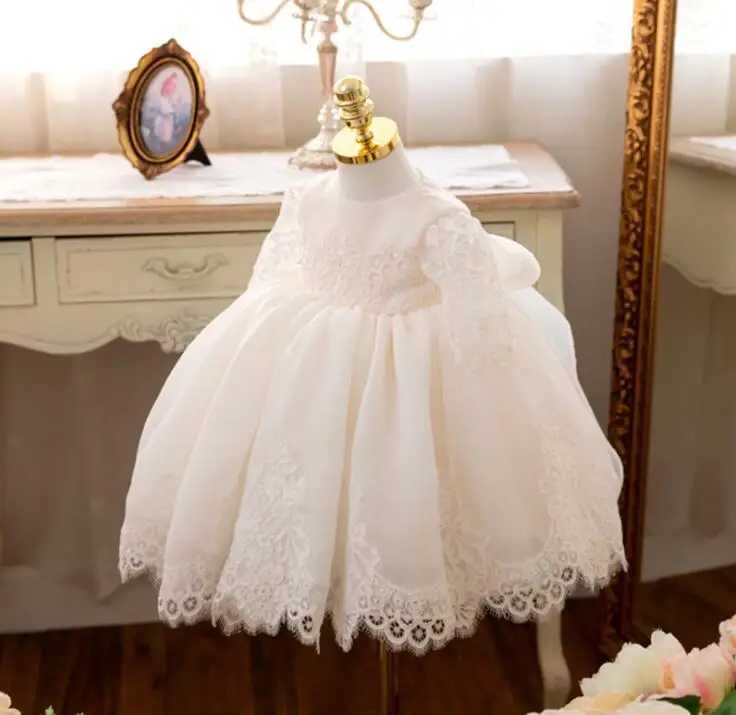 Toddler Girl Baptism Dress Lace Christmas Costumes Princess Dresses 1 Year Birthday Ball Gown Kids Party Wear Dresses For Girls X250203