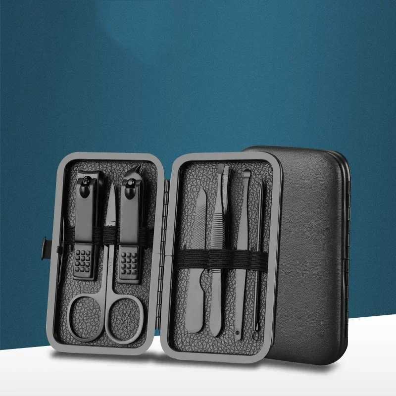 7/10/16/19PCs Manicure Cutters Nail Clipper Set Household Stainless Steel Ear Spoon Nail Clippers Pedicure Nail Scissors ToolXJ250116