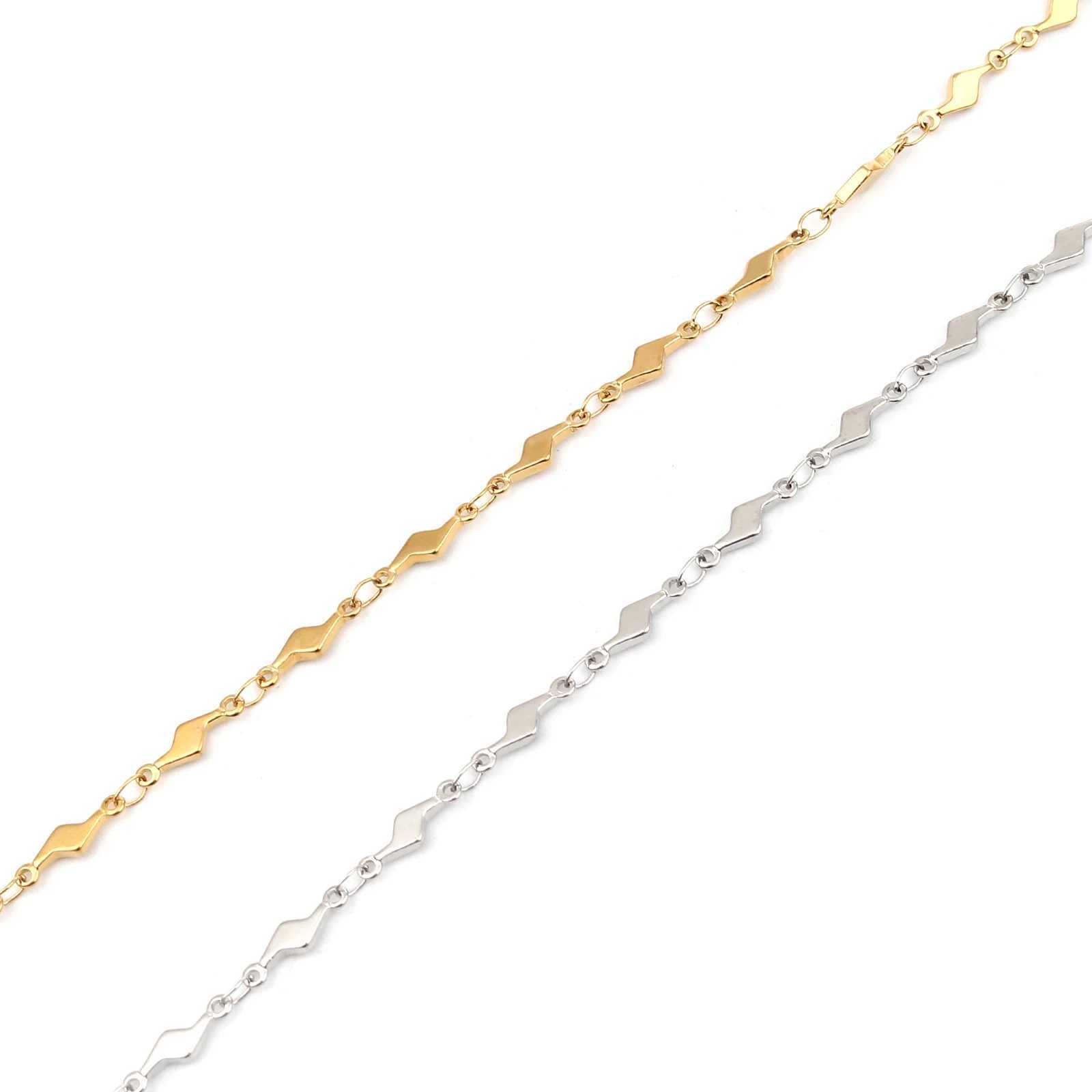304 Stainl Steel Chain Anklet Lightning Heart Anklet Bracelet Leg Chain Barefoot Sandals For Fashion Women Jewelry 1 PieceXJ250121