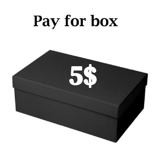 box 5 Extra Box Fee Payment cost just for balance order costs Customize Personalized Custom Product Pay Money 000