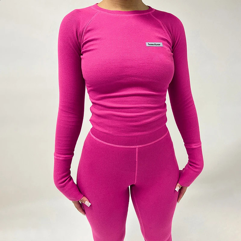 2 Piece Set Trousers y Women Solid Autumn Sexy Skinny Sweatpants Long Sleeves Casual Slim Pullover Clothing Female 250122