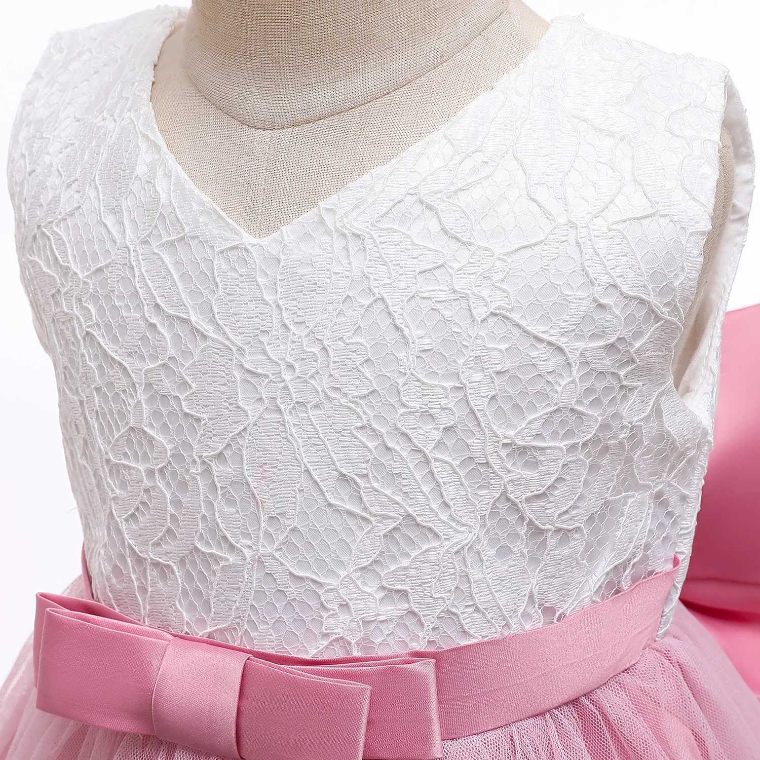 White Baptism Dress Princess Ball Gown for Baby Girls 12-24M X250203