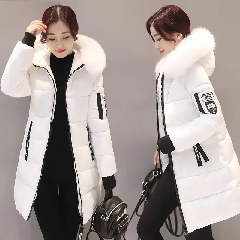 Duck Down Womens Jacket Parka Long Padding Female Coats Overcoat Thick Quilted Padded Pink Korean Reviews Many Clothes Elegant 250108