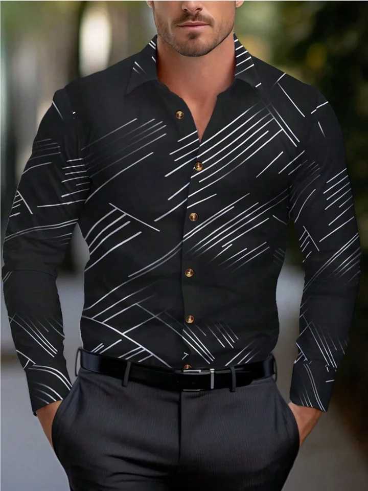 Spring and Autumn Mens Suit Lapel Fashion Shirt Pink Long Sleeve High Quality Fashion Casual Soft and Comfortable Mens ShirtXJ250121
