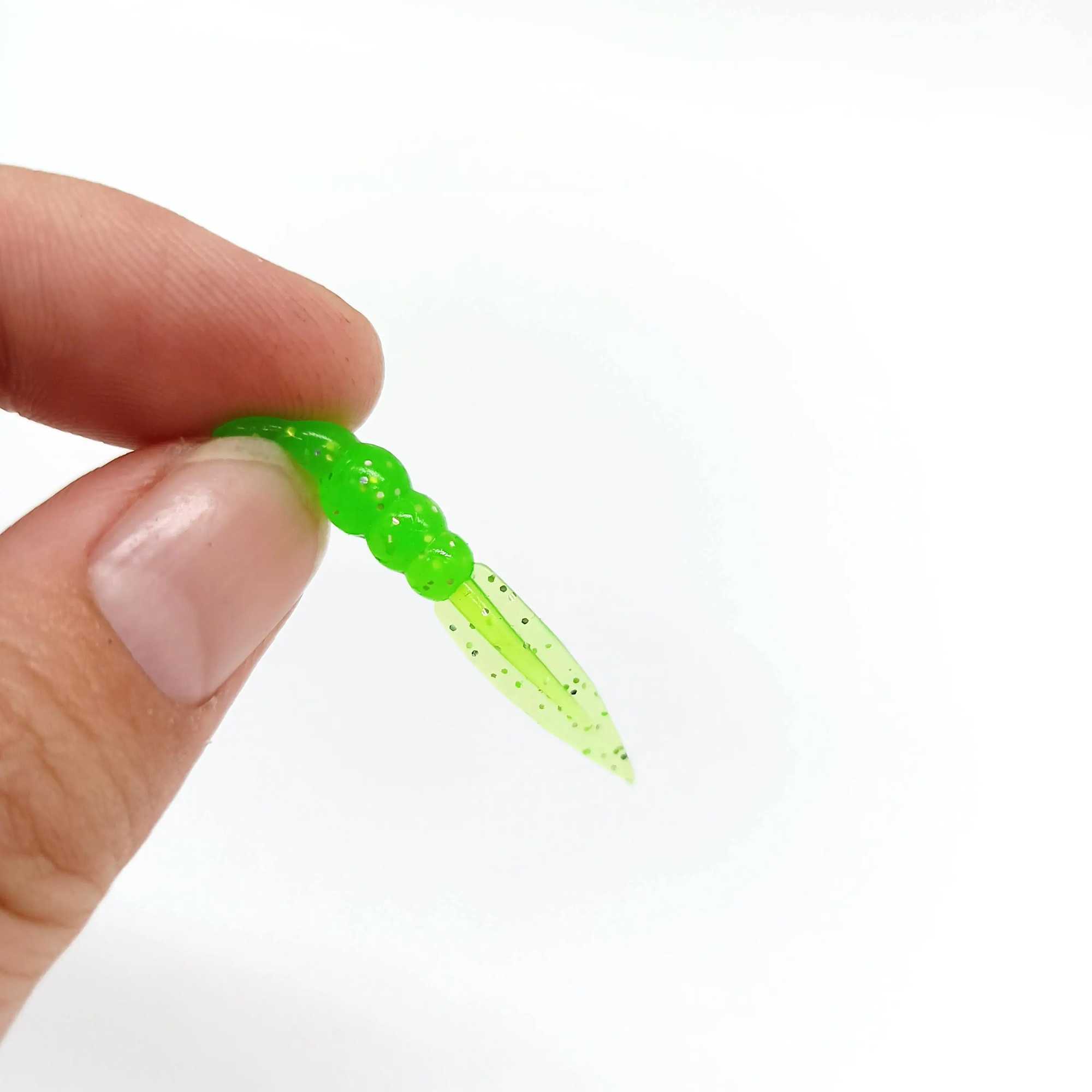 DUODUOYU 20PCS New Mini Soft Fishing Lure 0.3g/35mm Silicone Bait Swimbait Wobblers Worm bass Carp Rockfishing Fishing TackleXJ250122