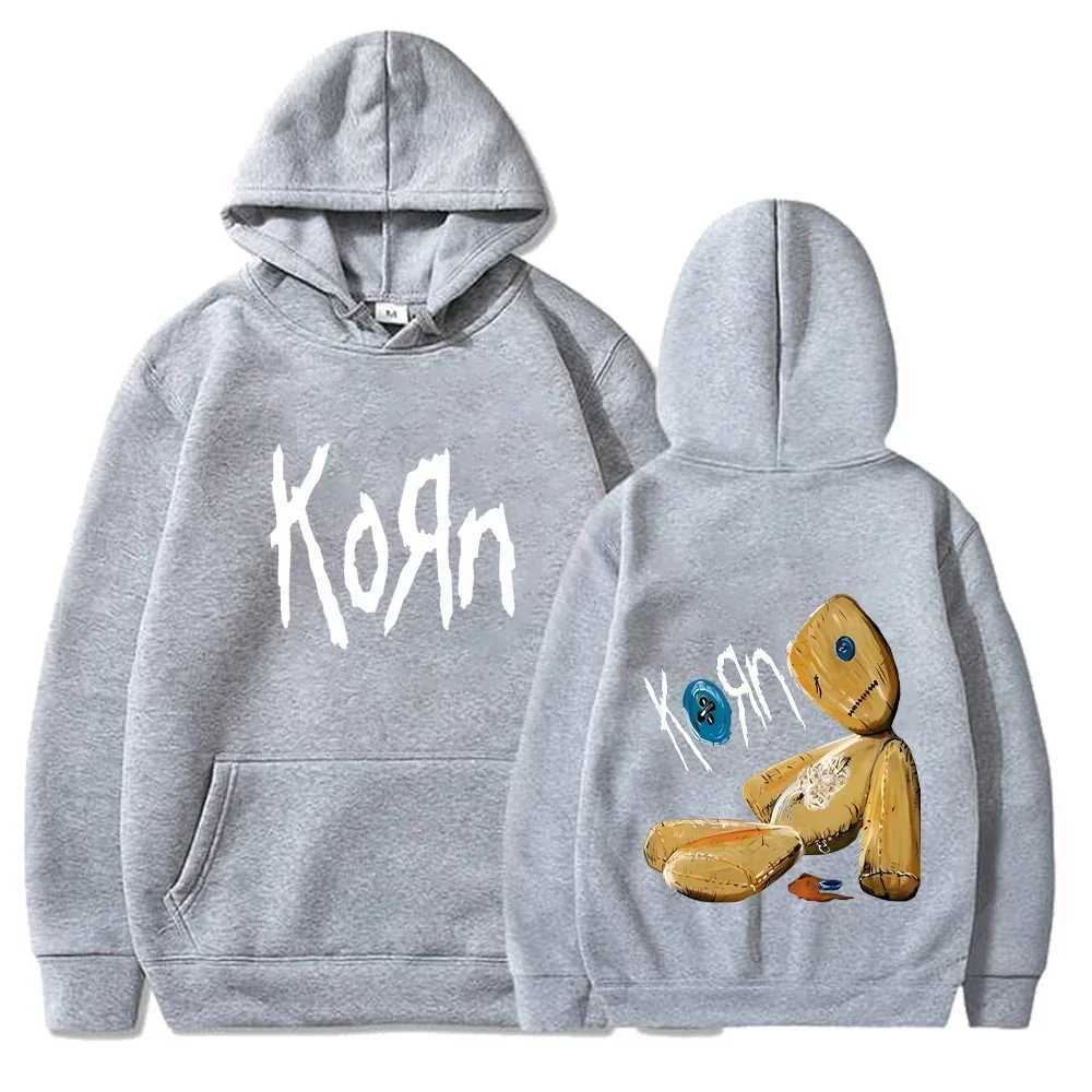 Korn Music Concert Rock Band World Tour Hoodie Personalized Street Versatile 2024 Autumn/Winter Fashion CoatXJ2500118