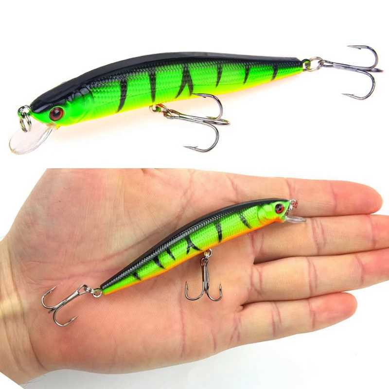 10cm 8g Minnow Hard Bait Fishing lures Wobbler Isca Artificial Baits Swimbait Plastic Crankbait 3D Eyes Lure Fishing TackleXJ250122