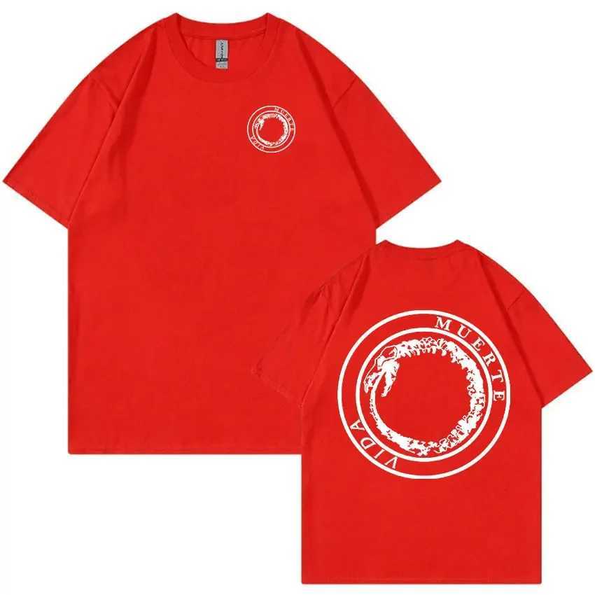 Canserbero Graphic Print T Shirt Mens Vintage Fashion Short Sleeve Womens Cotton Oversized T Shirt Hip Hop Streetwear Tees TopsXJ250117