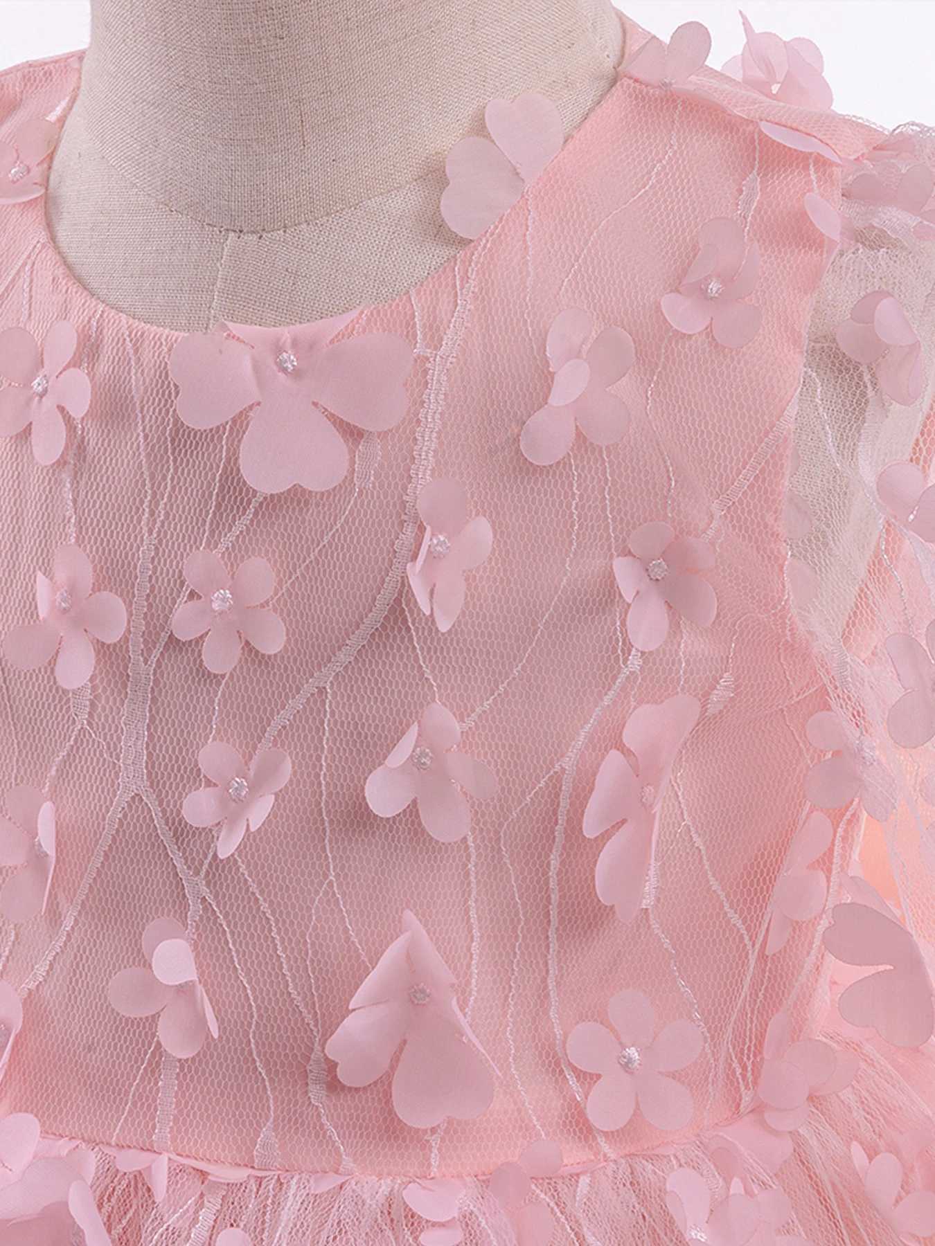 Newborn Baby Baptist Dress Bow Lace Princess Dress First Birthday Party Dress Carnival Ball Dress Baby Girl 0-2 Years X250203